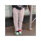 Tie Wrap Design Sports Drawstring Trousers