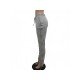 Tie Wrap Design Sports Drawstring Trousers