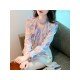  2022 Autumn French Bow Women's Long Sleeve Top