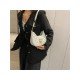 Latest Black Rhombus Lattice Hasp Zipper One Shoulder Bags