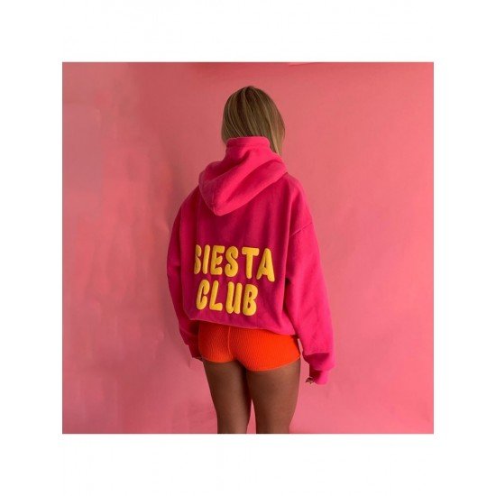  2022 Casual Letter Printing Hooded Sweater