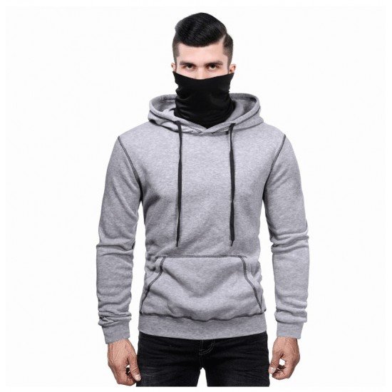  Casual Loose Hooded Men's Long Sleeve Sweater