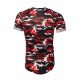  Men's Camouflage Sports Workout Short Sleeve T-Shirt