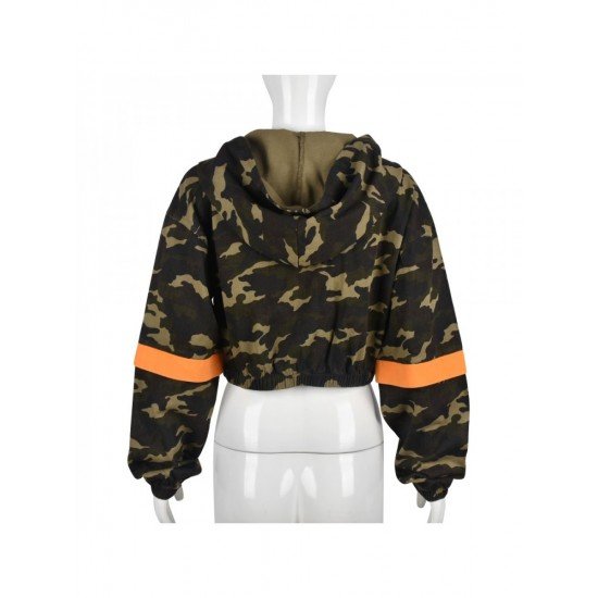  2022 Autumn Camouflage Women's Short Coats