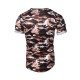  Men's Camouflage Sports Workout Short Sleeve T-Shirt