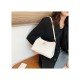  Stylish Simple PU Pure Color Shoulder Bag