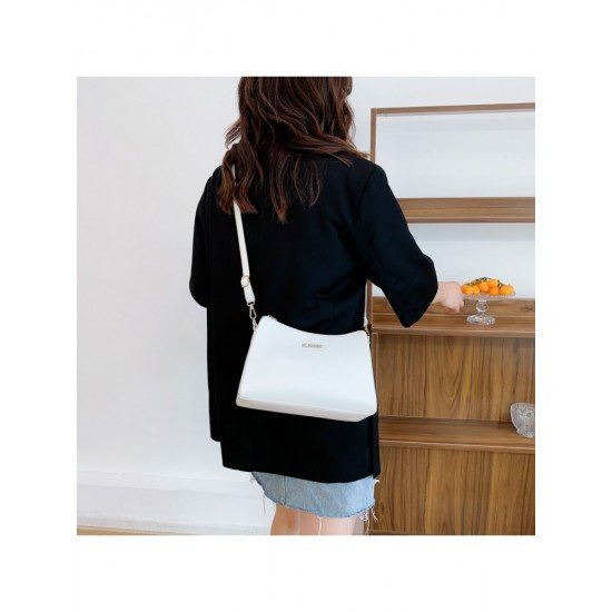  Stylish Simple PU Pure Color Shoulder Bag