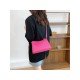  Stylish Simple PU Pure Color Shoulder Bag