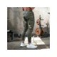  Casual Pure Color Zipper Men's Long Pants