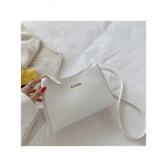  Stylish Simple PU Pure Color Shoulder Bag