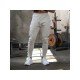  Casual Pure Color Zipper Men's Long Pants