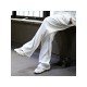 Summer Casual Straight Leg White Pants For Men