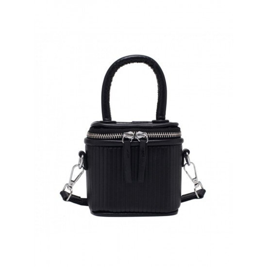  PU Pure Color Bucket Bag For Women