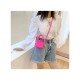  PU Pure Color Bucket Bag For Women