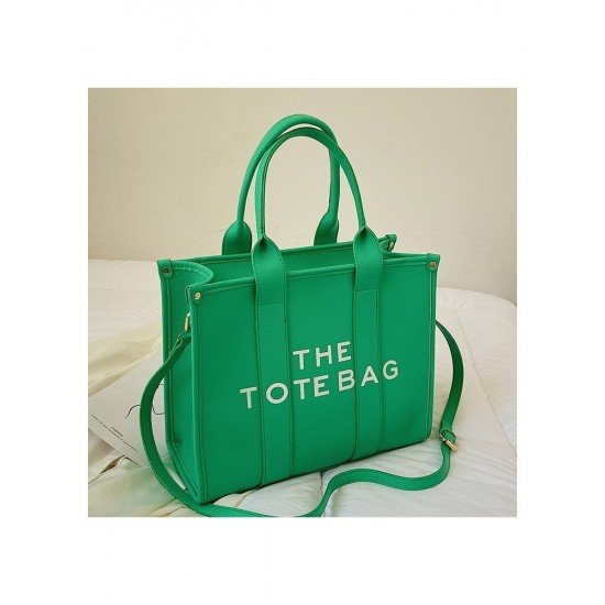 Versatile Letter Printed Tote Bags For Women