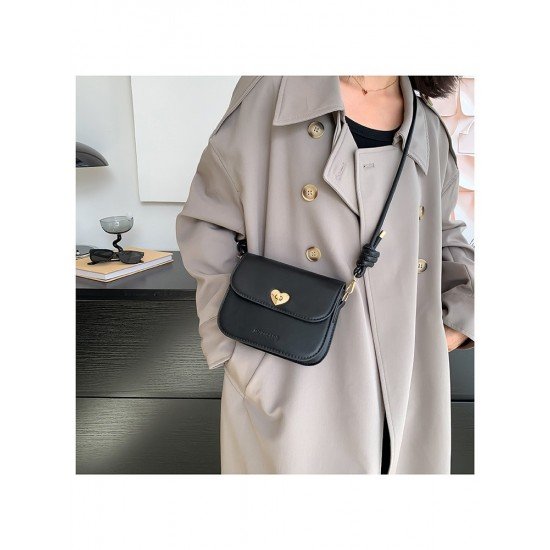  Fashion Simple Solid Color PU One Shoulder Bag