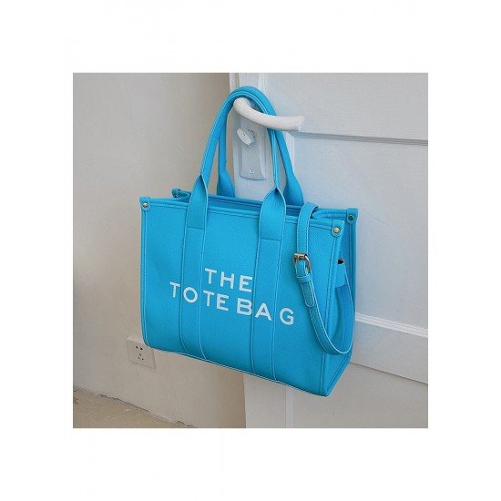 Versatile Letter Printed Tote Bags For Women