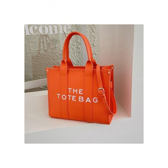 Versatile Letter Printed Tote Bags For Women