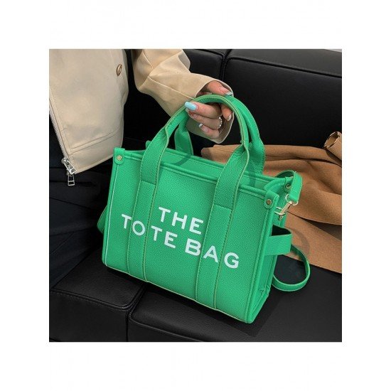 Versatile Letter Printed Tote Bags For Women