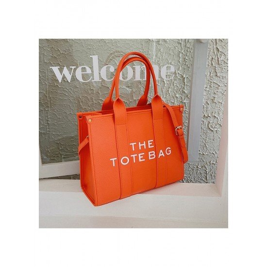 Versatile Letter Printed Tote Bags For Women