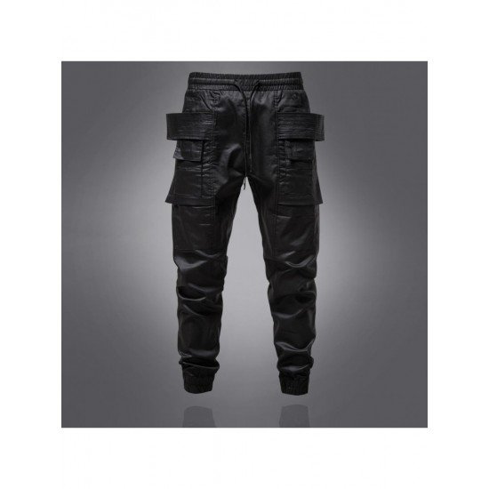  2022 Casual Pure Color Men's Corset Pants