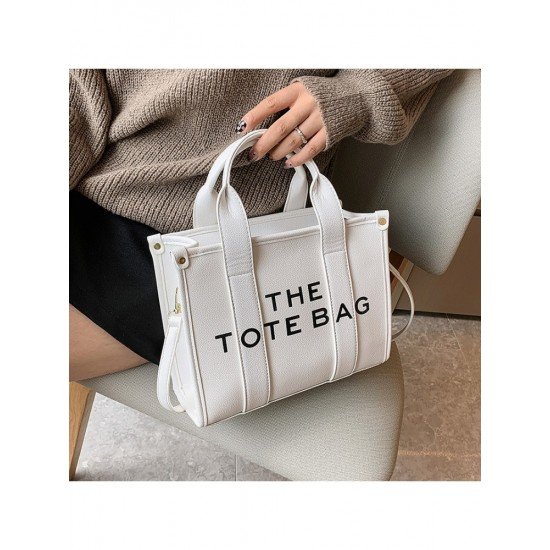 Versatile Letter Printed Tote Bags For Women