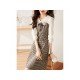  2022 Fall Plaid Patchwork Women's Dress