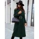 Winter Solid Long Sleeve Long Coats