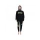  Casual Hooded Letter Printing Women's Trouser Sets