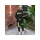  Casual Hooded Letter Printing Women's Trouser Sets