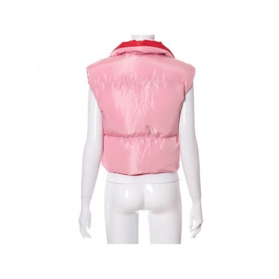  Front And Back Wear Women's Sleeveless Cotton Jacket