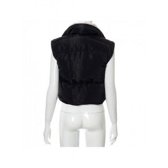  Front And Back Wear Women's Sleeveless Cotton Jacket