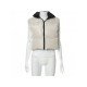  Front And Back Wear Women's Sleeveless Cotton Jacket