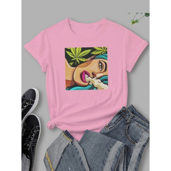 Women Graphic Short Sleeve T Shirts