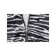  Zebra Stripes Patchwork Cropped Coats For Women