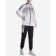 Printed Hooded 2 Piece Long Tracksuit Sets For Men