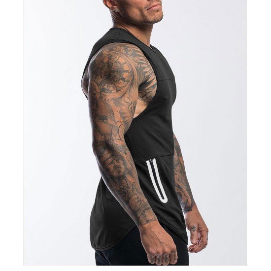 Sports Camouflage Sleeveless Gym Tank Top For Men