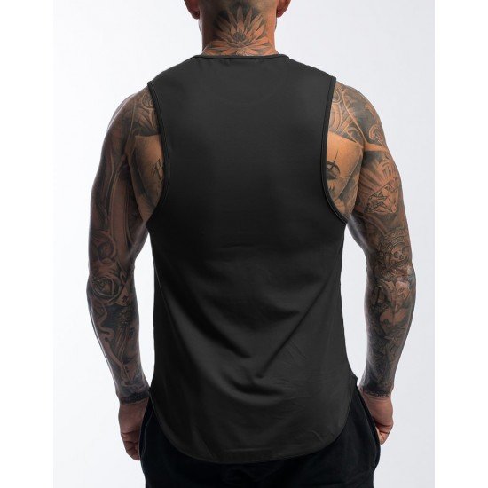 Sports Camouflage Sleeveless Gym Tank Top For Men