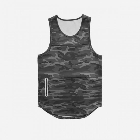 Sports Camouflage Sleeveless Gym Tank Top For Men