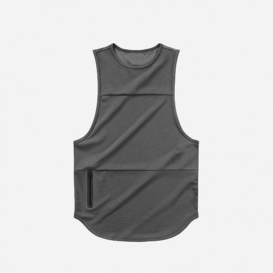 Sports Camouflage Sleeveless Gym Tank Top For Men