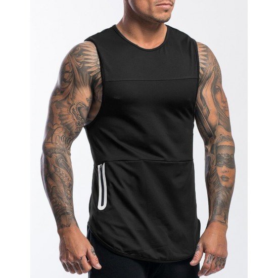 Sports Camouflage Sleeveless Gym Tank Top For Men