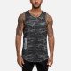 Sports Camouflage Sleeveless Gym Tank Top For Men