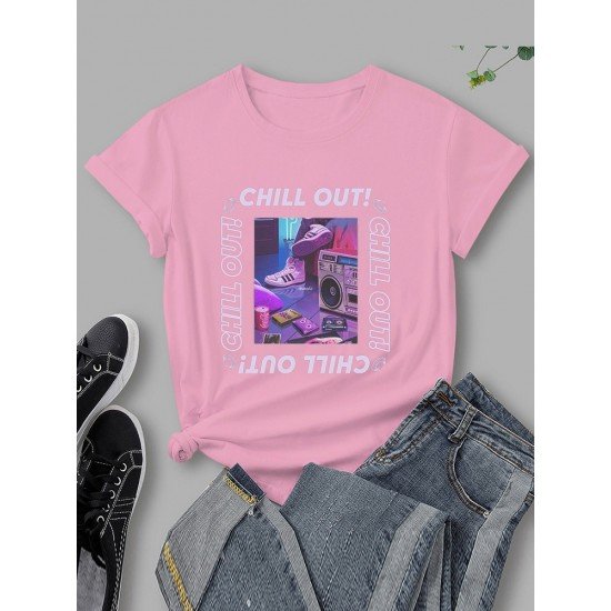 Street Fashionable Graphic T Shirts For Women