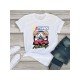 Car Graphic White Graphic T Shirts For Women