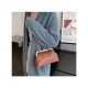  PU Pure Color Messenger Bag For Women