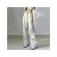 Trendy Solid Loose Straight Leg Trousers