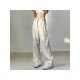 Trendy Solid Loose Straight Leg Trousers