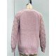  Autumn Loose V Neck Lantern Neck Women's Knitwear