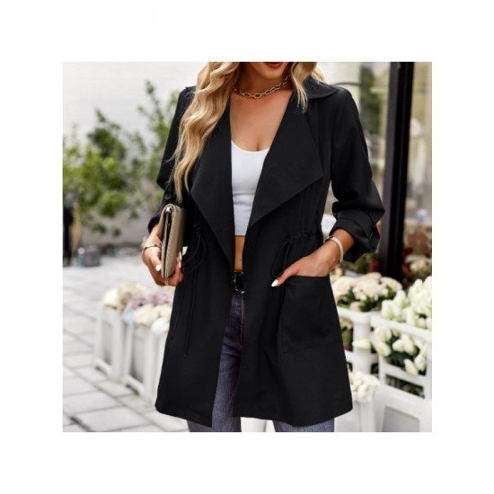  2022 New Commuter Pure Color Women's Coats