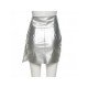  Summer Silver Fashion Snake Print Strappy Skirt